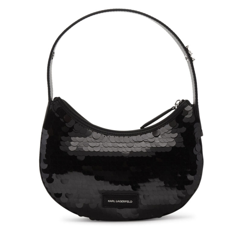 Дамска чанта KARL LAGERFELD A2W30069 Черен цвят на ниска цена