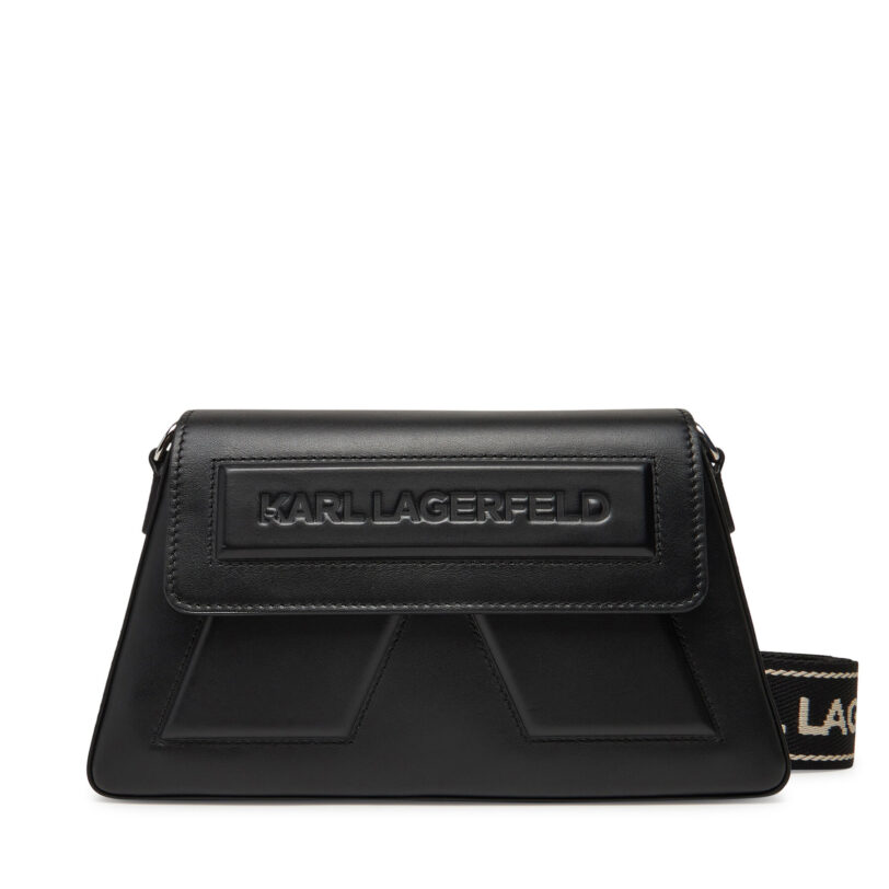 Дамска чанта KARL LAGERFELD A2W30198 Черен цвят на ниска цена