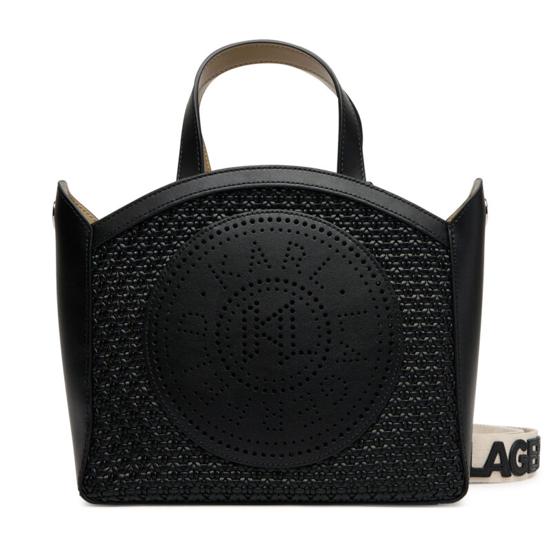 Дамска чанта KARL LAGERFELD A3W30062 Черен цвят на ниска цена