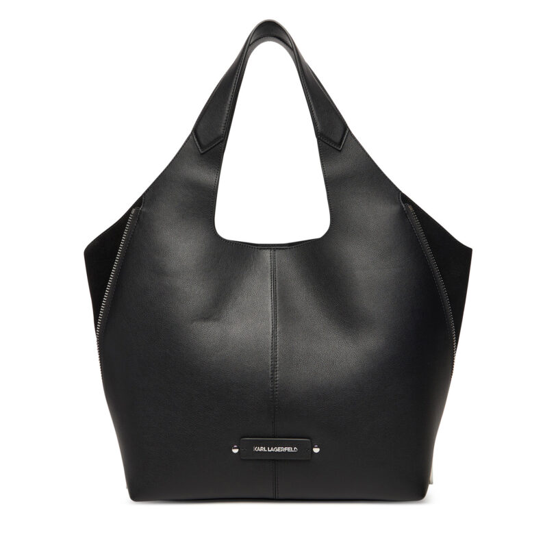 Дамска чанта KARL LAGERFELD A3W30080 Черен цвят на ниска цена