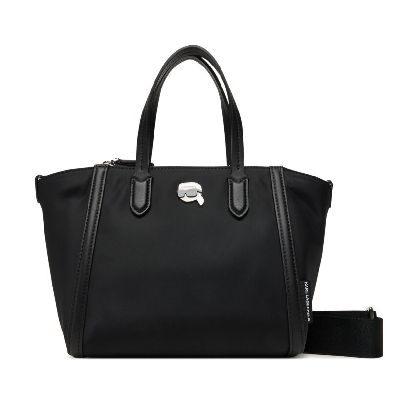 Дамска чанта KARL LAGERFELD A3W30118 Черен цвят на ниска цена