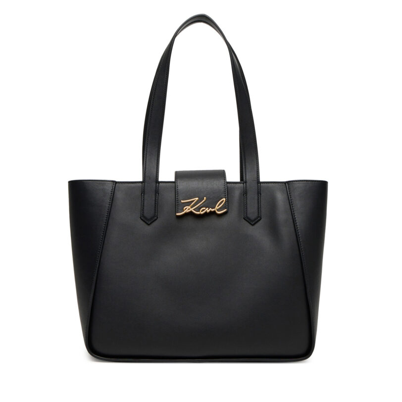 Дамска чанта KARL LAGERFELD A3W30133 Черен цвят на ниска цена