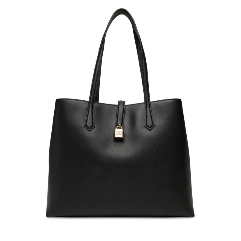 Дамска чанта KARL LAGERFELD A3W30150 Черен цвят на ниска цена