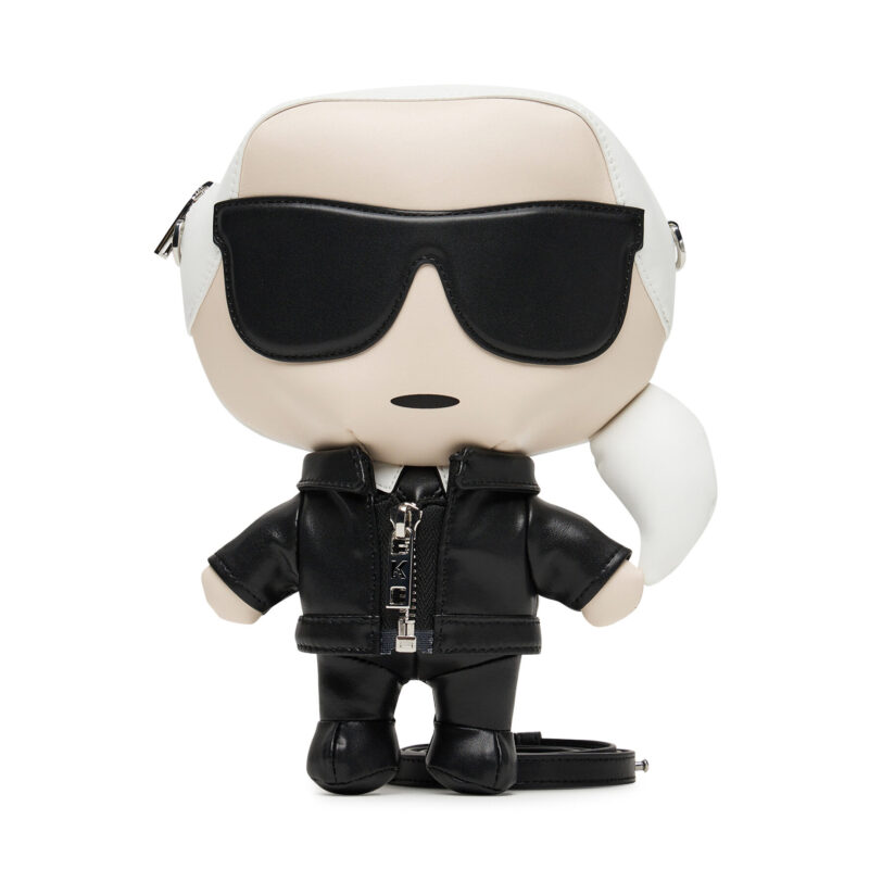 Дамска чанта KARL LAGERFELD A3W30186 Черен цвят на ниска цена