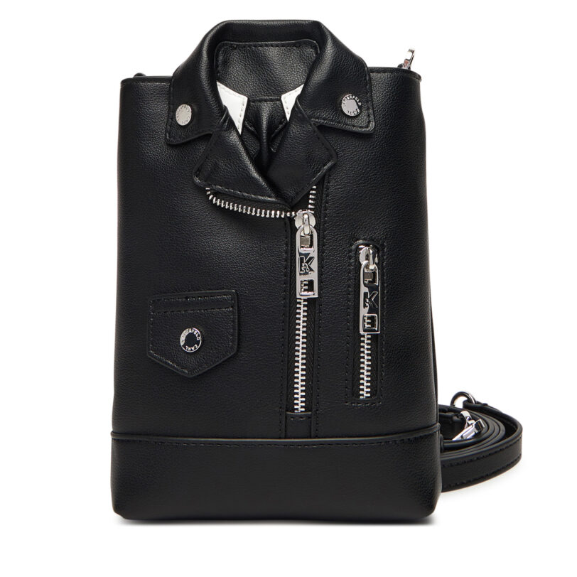 Дамска чанта KARL LAGERFELD A3W30188 Черен цвят на ниска цена