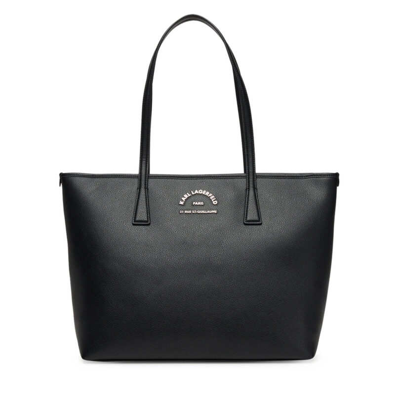 Дамска чанта KARL LAGERFELD A3W30314 Черен цвят на ниска цена