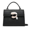 Дамска чанта KARL LAGERFELD A3W30325 Черен цвят на ниска цена