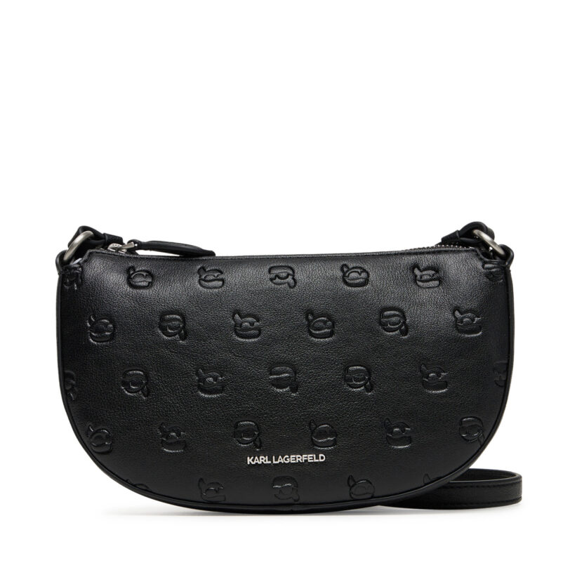 Дамска чанта KARL LAGERFELD A3W32090 Черен цвят на ниска цена