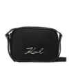Дамска чанта KARL LAGERFELD A3W32092 Черен цвят на ниска цена