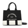 Дамска чанта KARL LAGERFELD A3W50027 Черен цвят на ниска цена