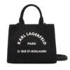 Дамска чанта KARL LAGERFELD A3W50118 Черен цвят на ниска цена