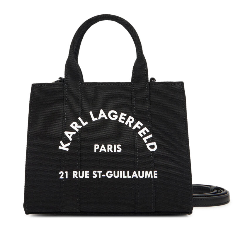 Дамска чанта KARL LAGERFELD A3W50118 Черен цвят на ниска цена