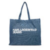 Дамска чанта Karl Lagerfeld Jeans A3W50069 Син цвят на ниска цена