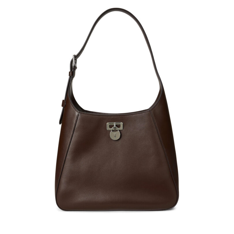 Дамска чанта LAUREN RALPH LAUREN 431956790011 Кафяв цвят на ниска цена