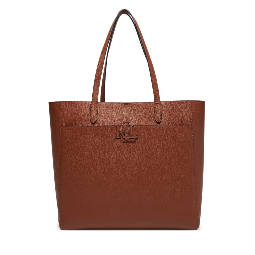 Дамска чанта LAUREN RALPH LAUREN 431960183001 Кафяв цвят на ниска цена
