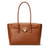 Дамска чанта LAUREN RALPH LAUREN 431966862002 Кафяв цвят на ниска цена
