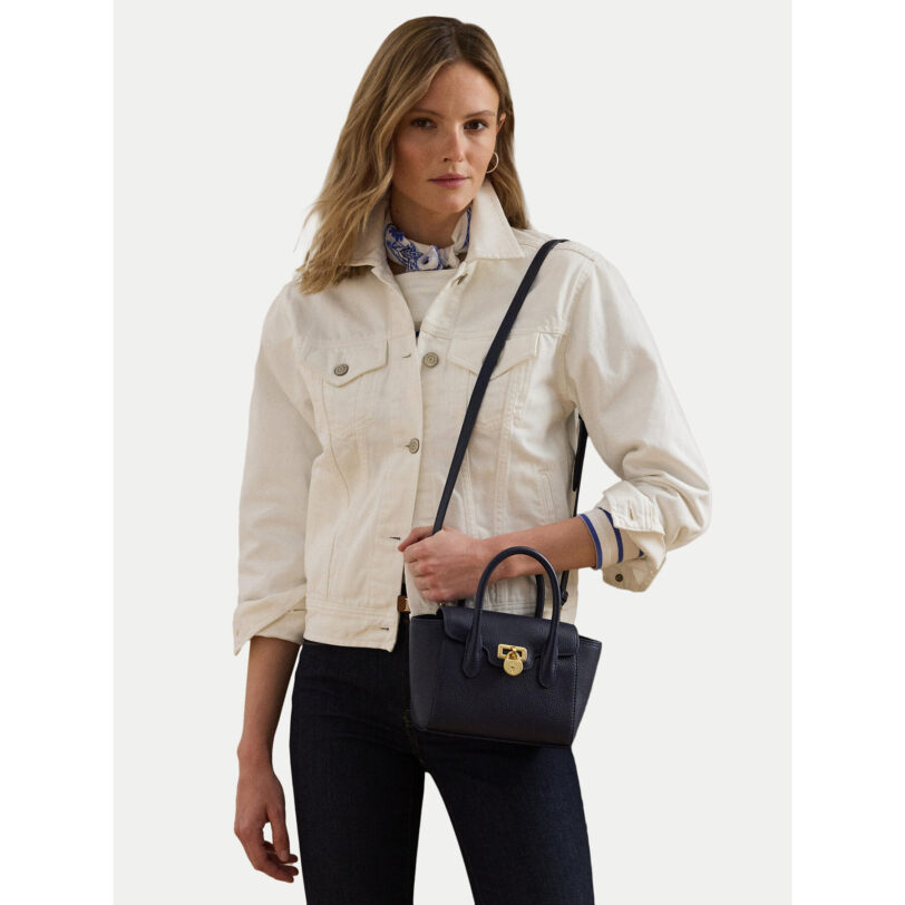 Дамска чанта LAUREN RALPH LAUREN 431969349003 Тъмносин цвят на ниска цена
