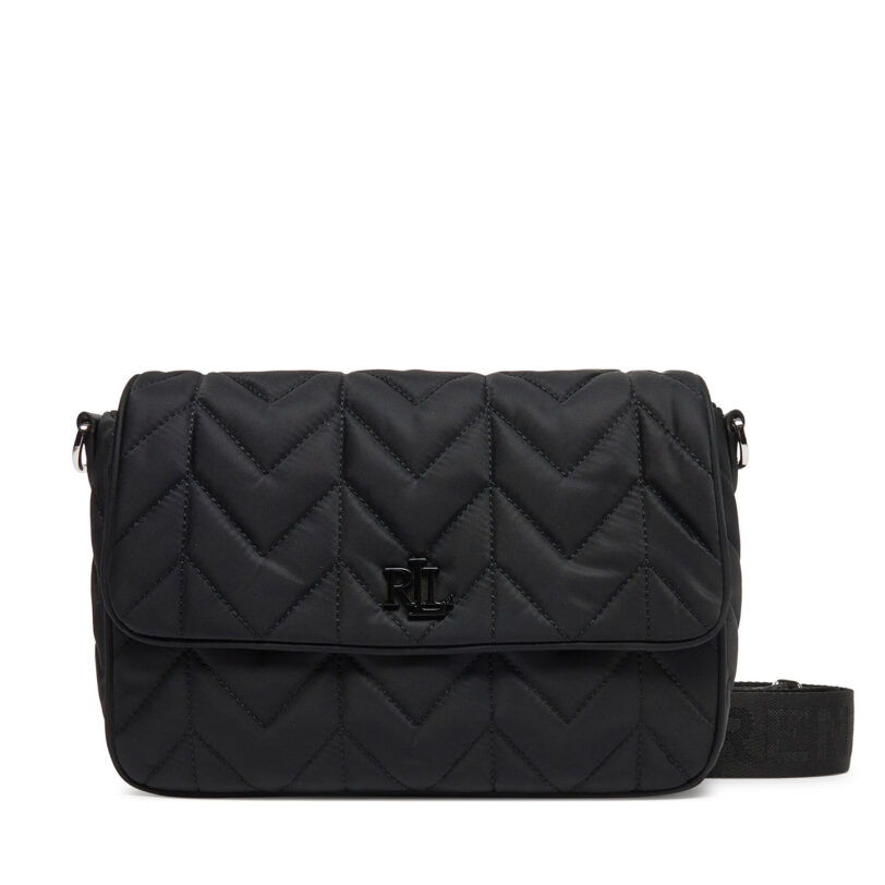Дамска чанта LAUREN RALPH LAUREN 431969359001 Черен цвят на ниска цена