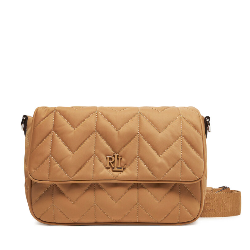 Дамска чанта LAUREN RALPH LAUREN 431969359002 Каки цвят на ниска цена