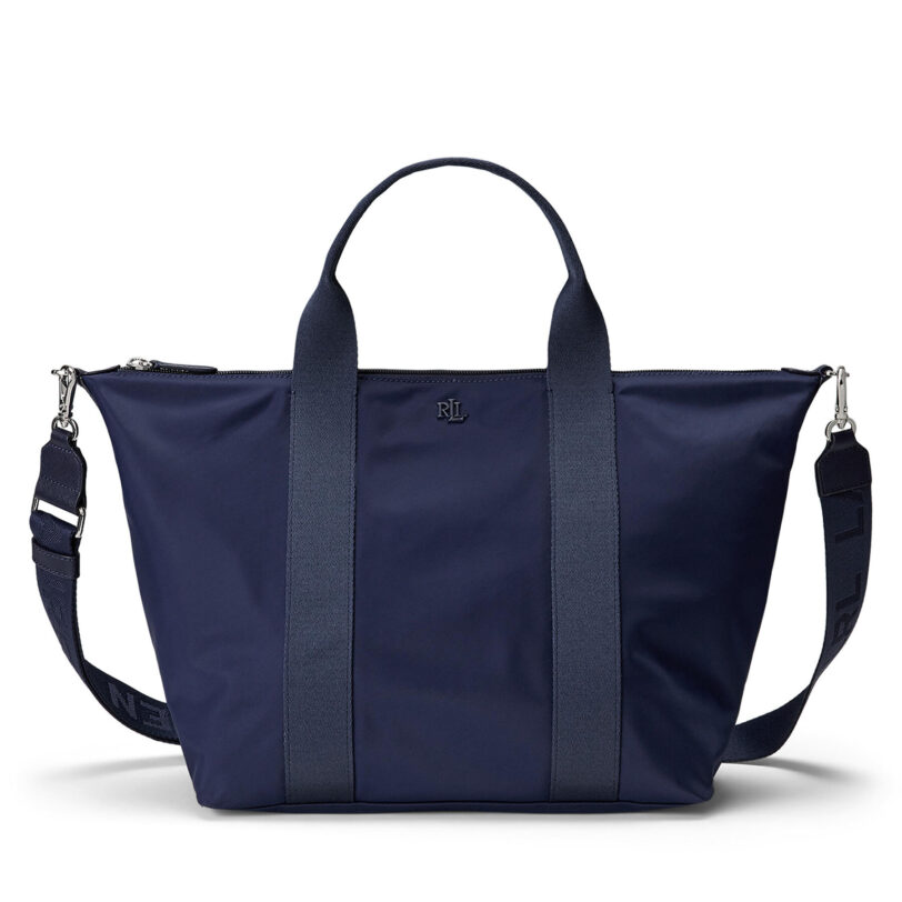 Дамска чанта LAUREN RALPH LAUREN 431970158002 Тъмносин цвят на ниска цена
