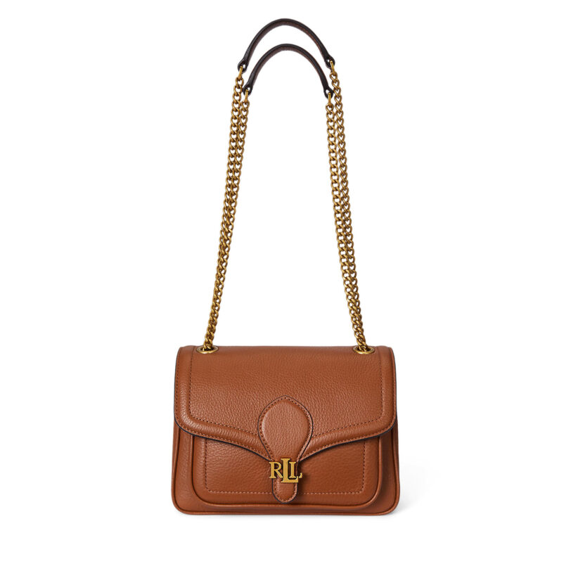 Дамска чанта LAUREN RALPH LAUREN 431974552002 Кафяв цвят на ниска цена