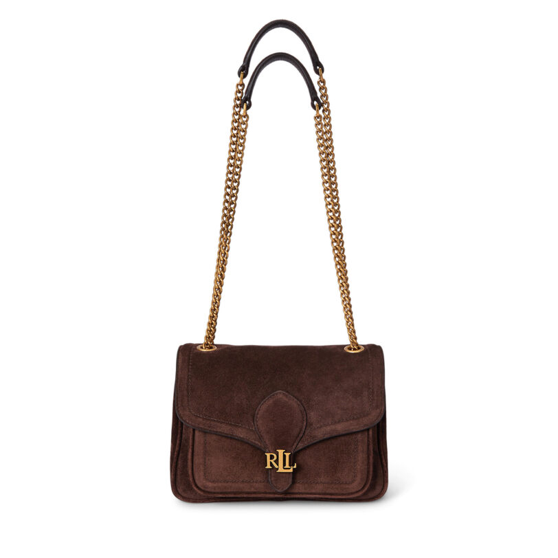 Дамска чанта LAUREN RALPH LAUREN 431974553002 Кафяв цвят на ниска цена
