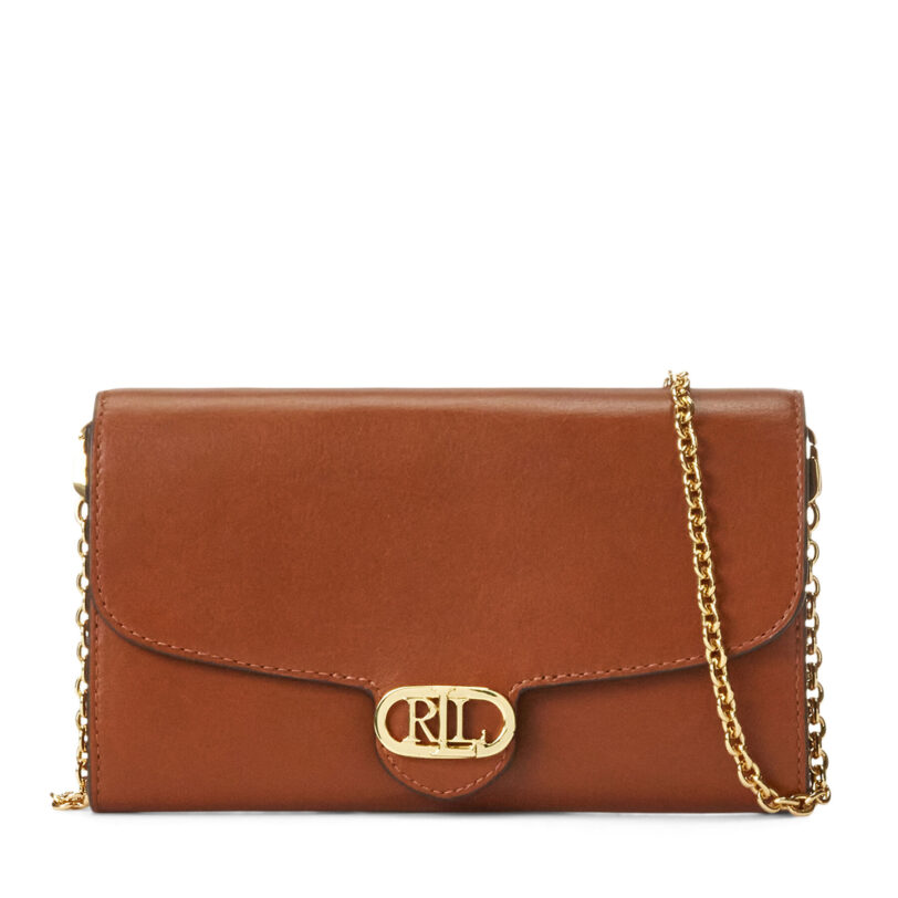 Дамска чанта LAUREN RALPH LAUREN 432964152002 Кафяв цвят на ниска цена