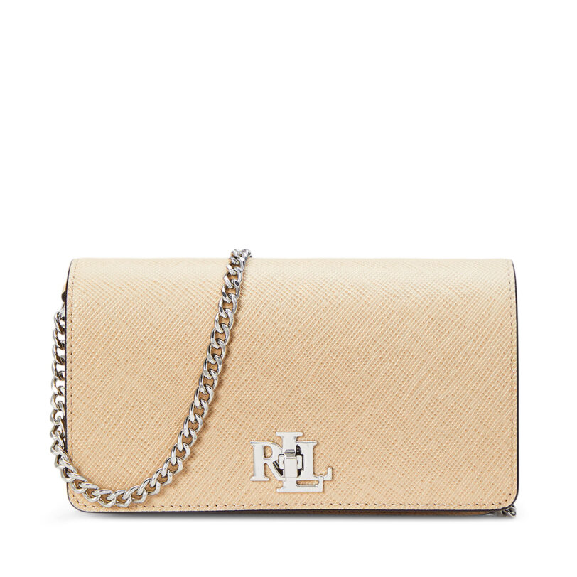 Дамска чанта LAUREN RALPH LAUREN 432966784005 Бежов цвят на ниска цена