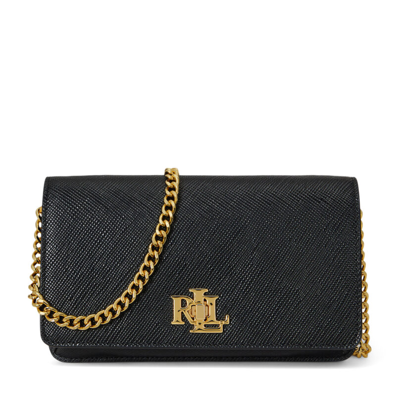 Дамска чанта LAUREN RALPH LAUREN 432966784008 Черен цвят на ниска цена