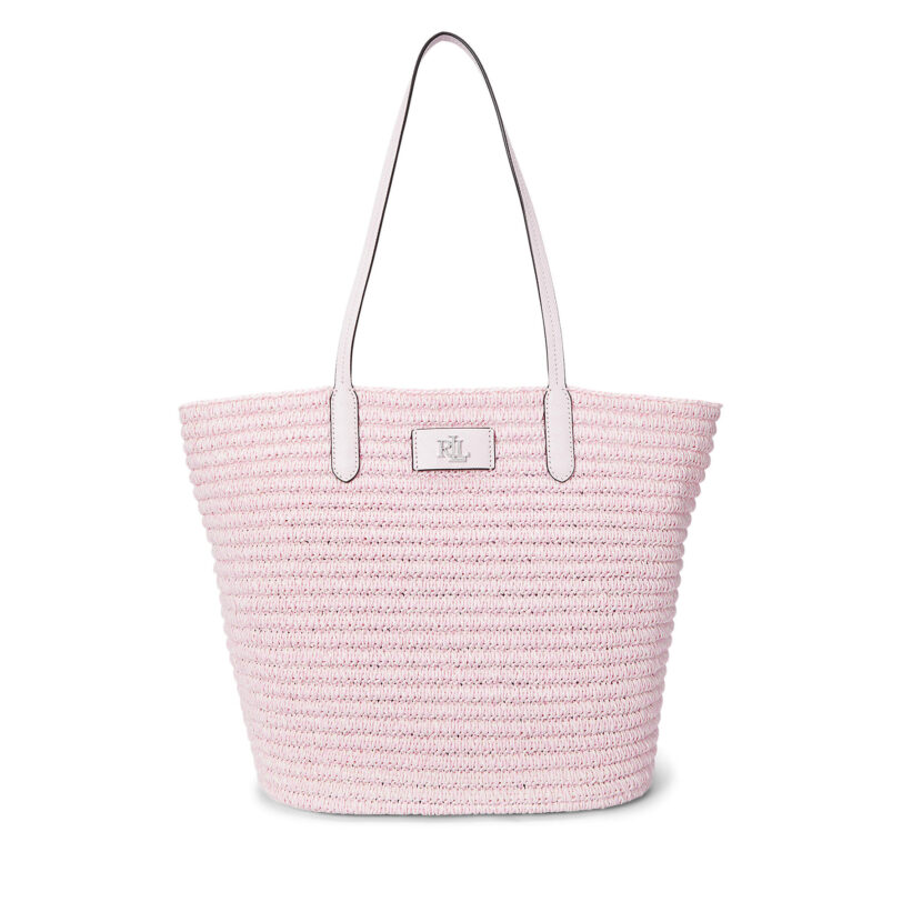 Дамска чанта LAUREN RALPH LAUREN Brie Large 431966868001 Розов цвят на ниска цена