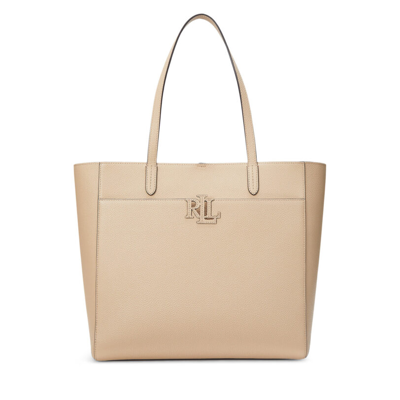 Дамска чанта LAUREN RALPH LAUREN Cameryn 431960183004 Бежов цвят на ниска цена