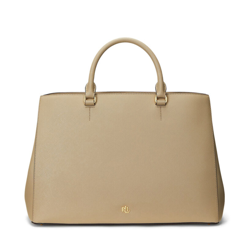 Дамска чанта LAUREN RALPH LAUREN Hanna 431898556023 Бежов цвят на ниска цена