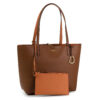 Дамска чанта LAUREN RALPH LAUREN Rvrsble Tote 431795329002 Кафяв цвят на ниска цена