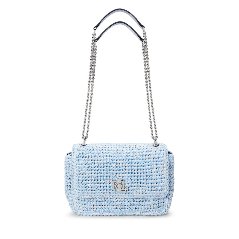 Дамска чанта LAUREN RALPH LAUREN Sophee 431966865002 Светлосиньо цвят на ниска цена