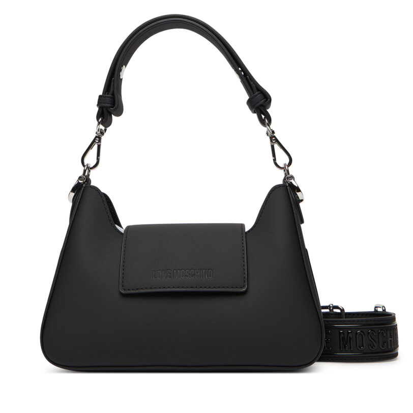 Дамска чанта LOVE MOSCHINO Borsa Vitello JC4291PP1NL1400B Черен цвят на ниска цена