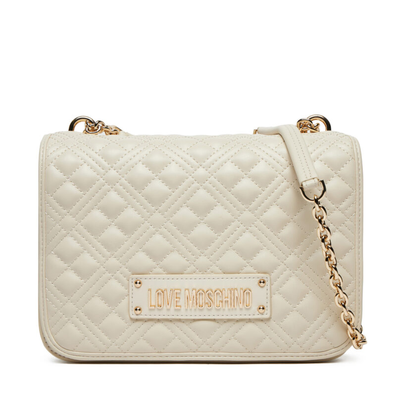 Дамска чанта LOVE MOSCHINO JC4000PP1MLA0110 Екрю цвят на ниска цена