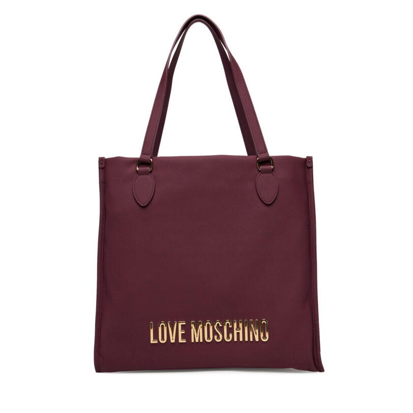 Дамска чанта LOVE MOSCHINO JC4020PP1NKD0552 Бордо цвят на ниска цена