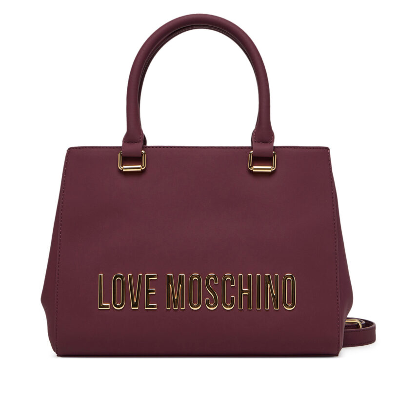 Дамска чанта LOVE MOSCHINO JC4022PP1NKD0552 Бордо цвят на ниска цена