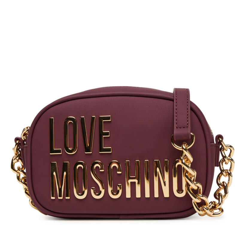 Дамска чанта LOVE MOSCHINO JC4026PP1NKD0552 Бордо цвят на ниска цена