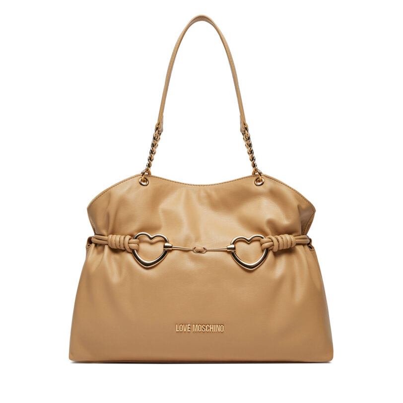 Дамска чанта LOVE MOSCHINO JC4033PP1MLB0105 Бежов цвят на ниска цена