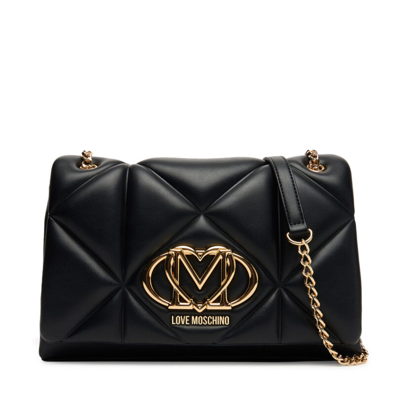 Дамска чанта LOVE MOSCHINO JC4041PP1NLC0000 Черен цвят на ниска цена
