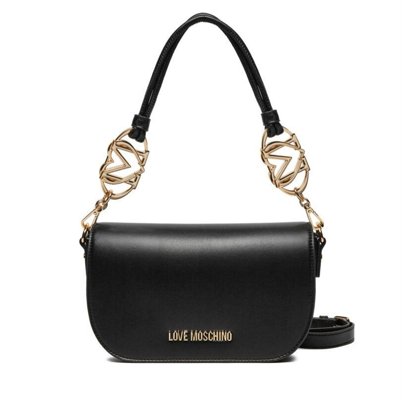 Дамска чанта LOVE MOSCHINO JC4049PP1MLF0000 Черен цвят на ниска цена