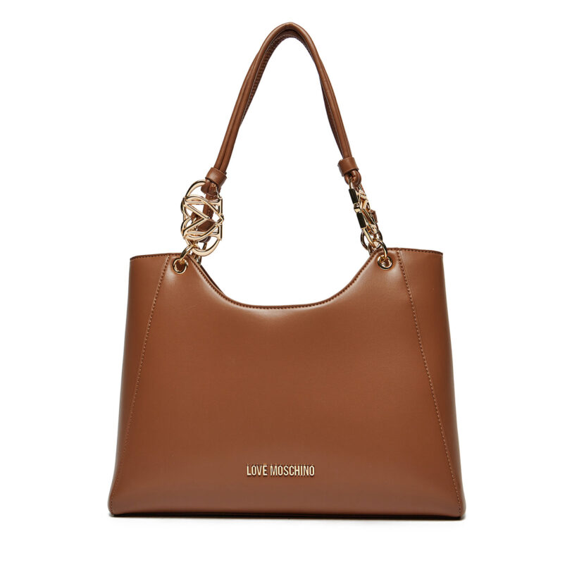 Дамска чанта LOVE MOSCHINO JC4050PP1MLF0201 Кафяв цвят на ниска цена