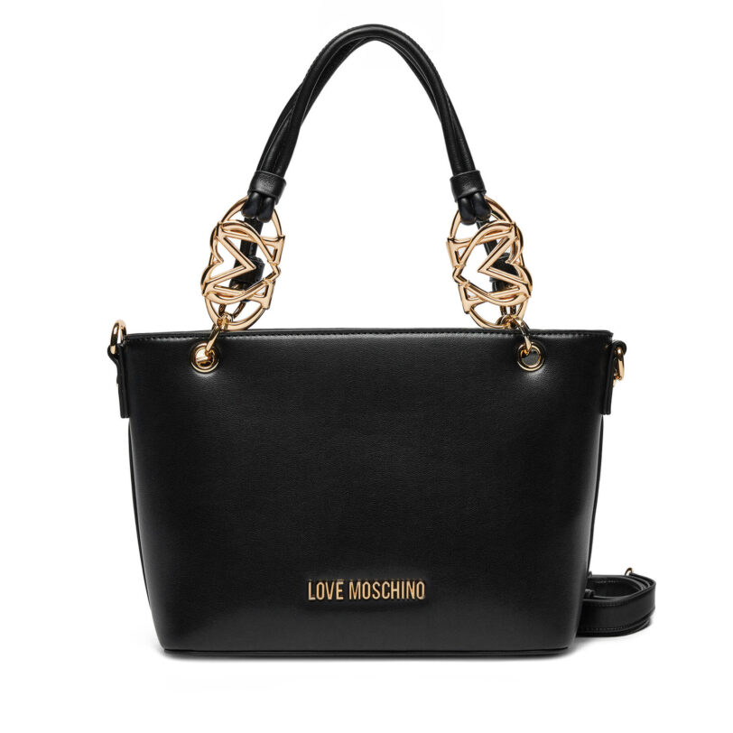 Дамска чанта LOVE MOSCHINO JC4052PP1MLF0000 Черен цвят на ниска цена