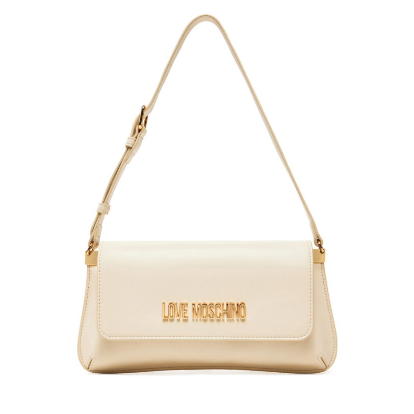 Дамска чанта LOVE MOSCHINO JC4058PP1MLO0110 Екрю цвят на ниска цена