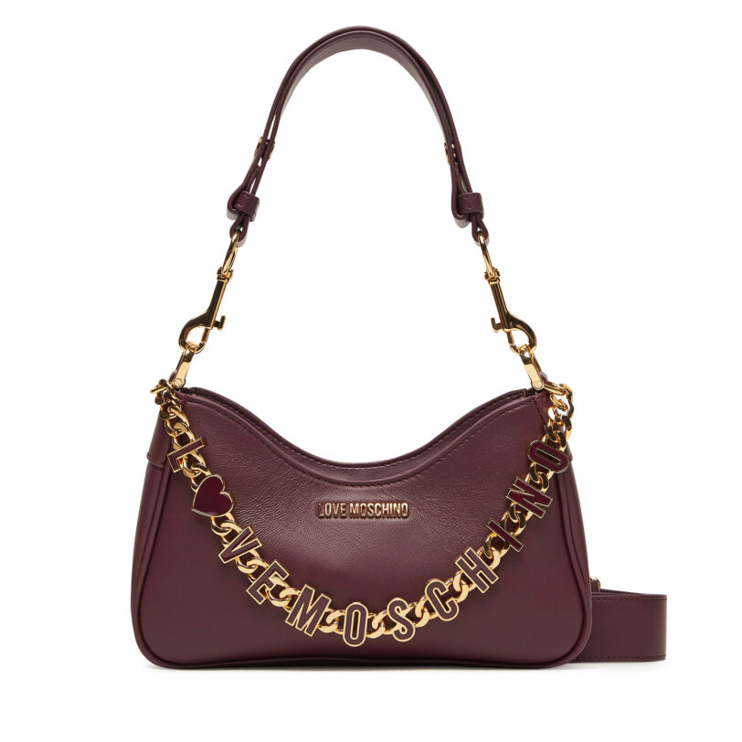 Дамска чанта LOVE MOSCHINO JC4070PP1NL1355A Бордо цвят на ниска цена