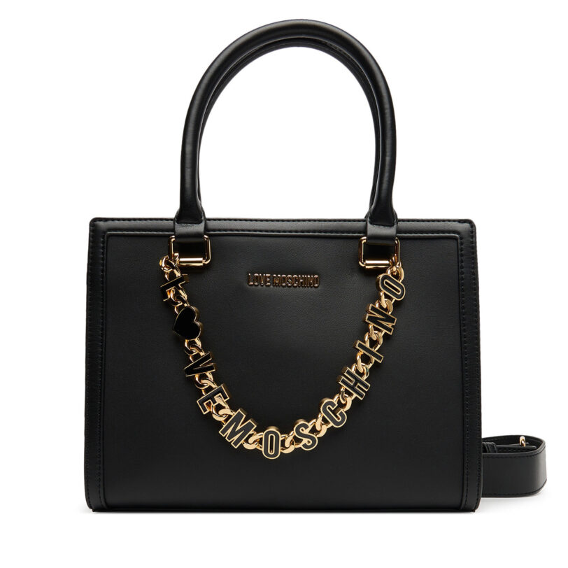 Дамска чанта LOVE MOSCHINO JC4077PP1NL1300A Черен цвят на ниска цена