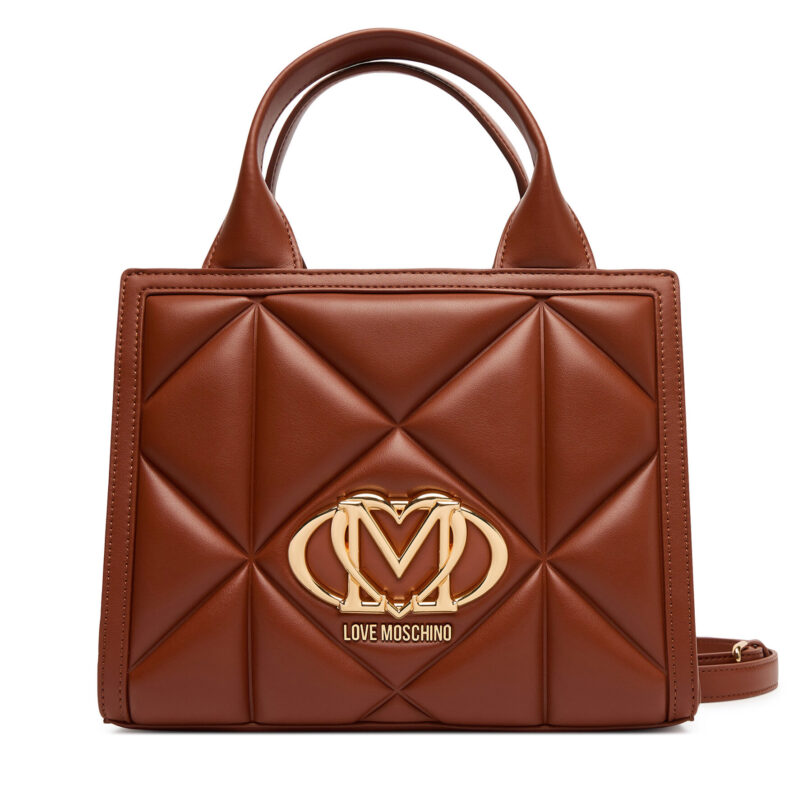 Дамска чанта LOVE MOSCHINO JC4081PP1NLC0312 Кафяв цвят на ниска цена