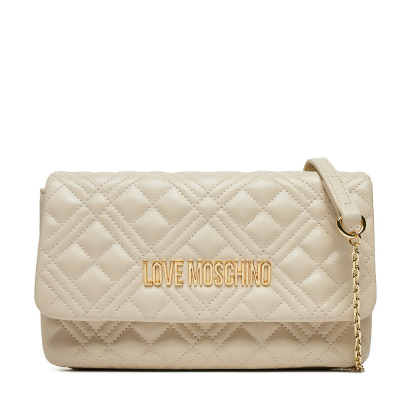 Дамска чанта LOVE MOSCHINO JC4097PP1MLA0110 Екрю цвят на ниска цена