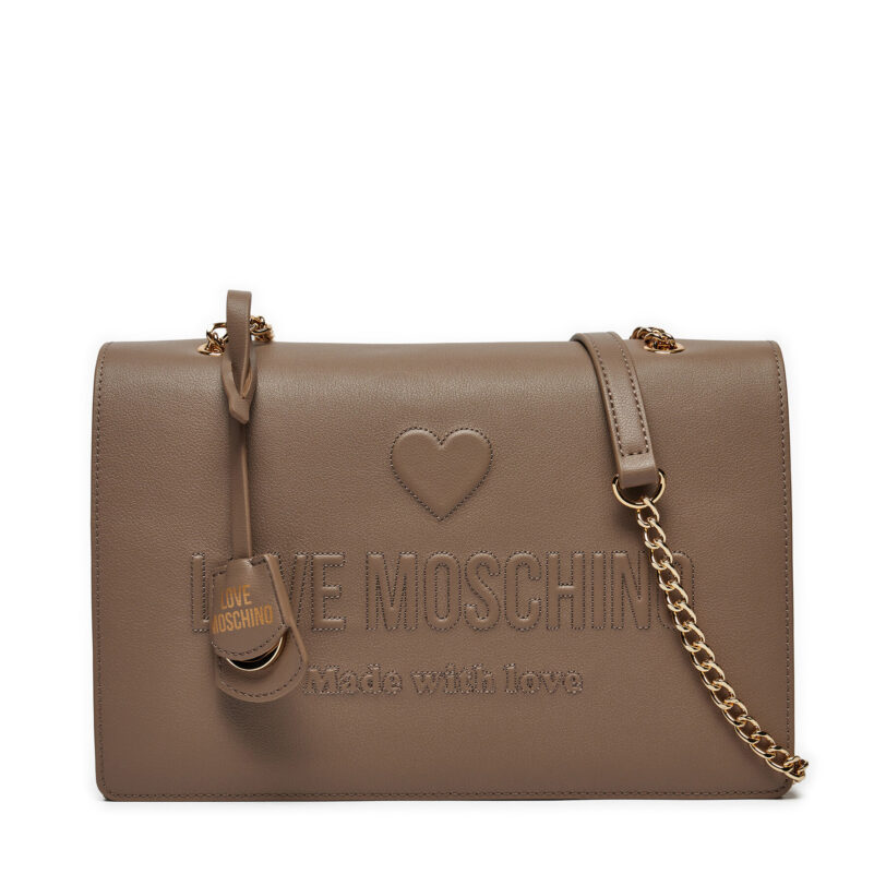 Дамска чанта LOVE MOSCHINO JC4113PP1LL1020A Кафяв цвят на ниска цена